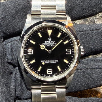 第2344回~ 強烈な焼けとダイヤル・ケースコンディションが魅力!パティーナエクスプローラー!ロレックス 14270 N4番 優良個体 オールトリチウムのご紹介!