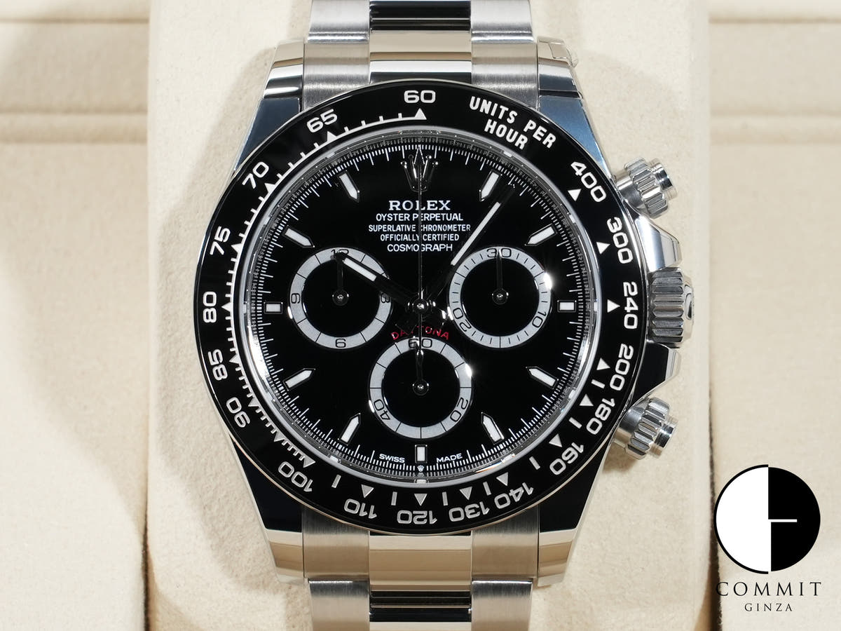 ロレックス デイトナ Ref.126500LN ステンレススチール ブラック文字盤