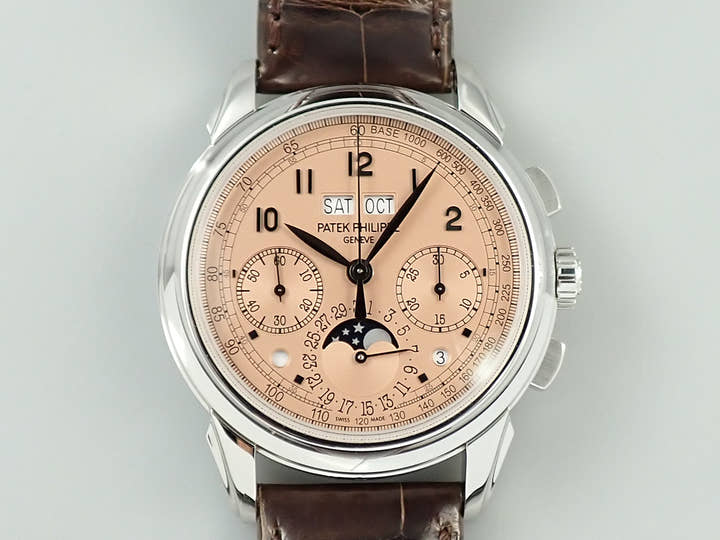 パテックフィリップ パーペチュアルカレンダー クロノグラフ Ref.5270P-001 プラチナ ゴールデンオパーリン文字盤