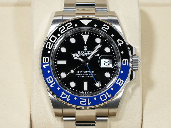 ロレックス GMTマスターII Ref.126710BLNR ステンレススチール ブラック文字盤 オイスターブレスレット 未使用 dvqvuo9g