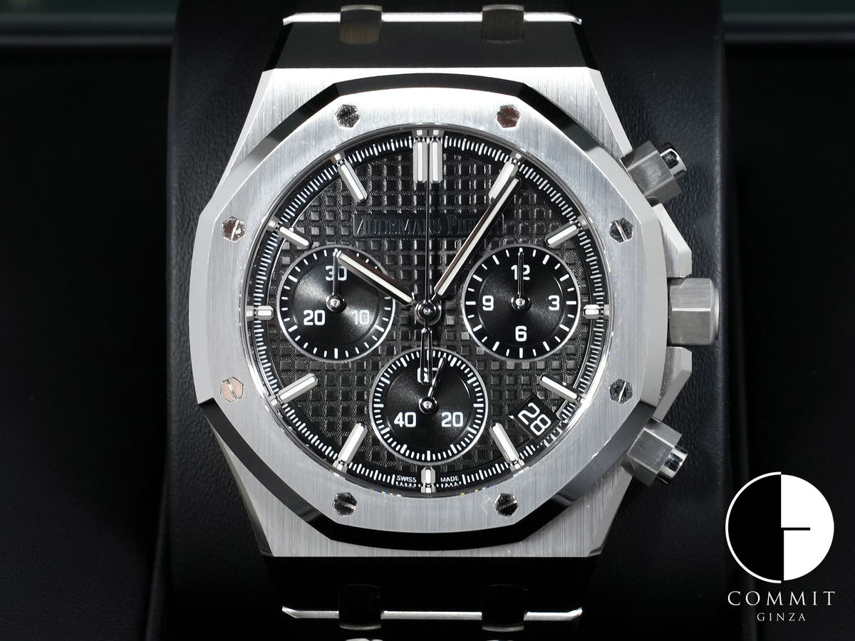 Audemars Piguet Royal Oak Chronograph Ref. 26240ST.OO.1320ST.06 Stainless Steel Black Dial Pre-owned yfc8kuwp