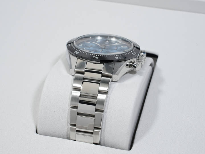 ゼニス クロノマスター スポーツ ヨシダ スペシャル エディション Ref.03.3105.3600/52.M3100 ステンレススチール アクアブルー文字盤 美中古 m7626ou7