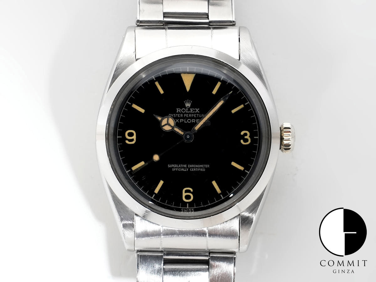 ロレックス エクスプローラーI Ref.1016 ステンレススチール ブラック文字盤 中古 c2bqyzaq