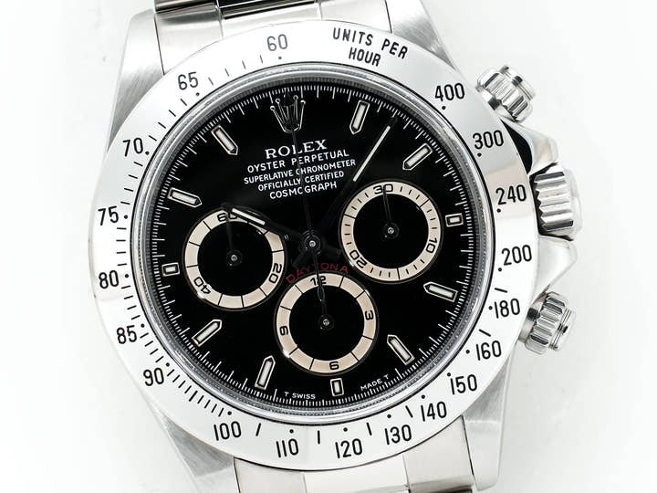 ロレックス デイトナ エルプリメロ Ref.16520 ステンレススチール ブラック文字盤 中古 4osce48c
