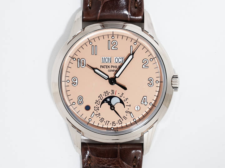 パテックフィリップ グランドコンプリケーション Ref.5320G-011 ホワイトゴールド ローズゴールドめっきのオパーリン文字盤 未使用 cp4it2cs