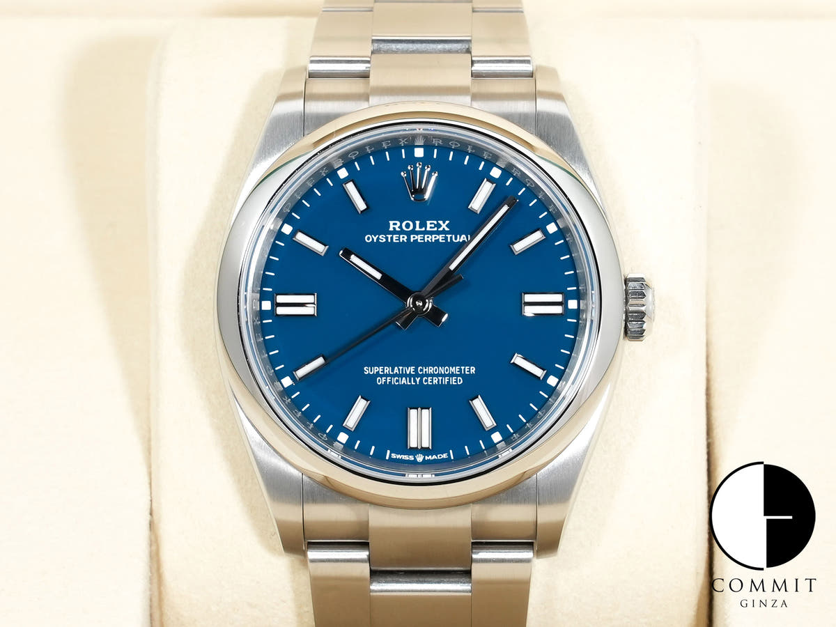 Rolex Oyster Perpetual 36 Ref.126000 Stainless Steel Bright Blue Dial Pre-owned k9hjrec6