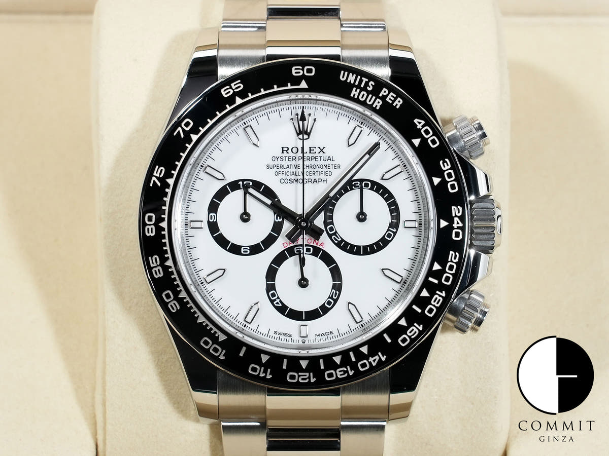 ロレックス デイトナ Ref.126500LN ステンレススチール ホワイト文字盤 中古 qztoayt6