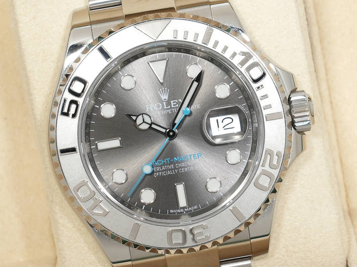 ロレックス ヨットマスター40 Ref.116622 ステンレススチール/プラチナ ダークロジウム文字盤 美品 o5tfjphv