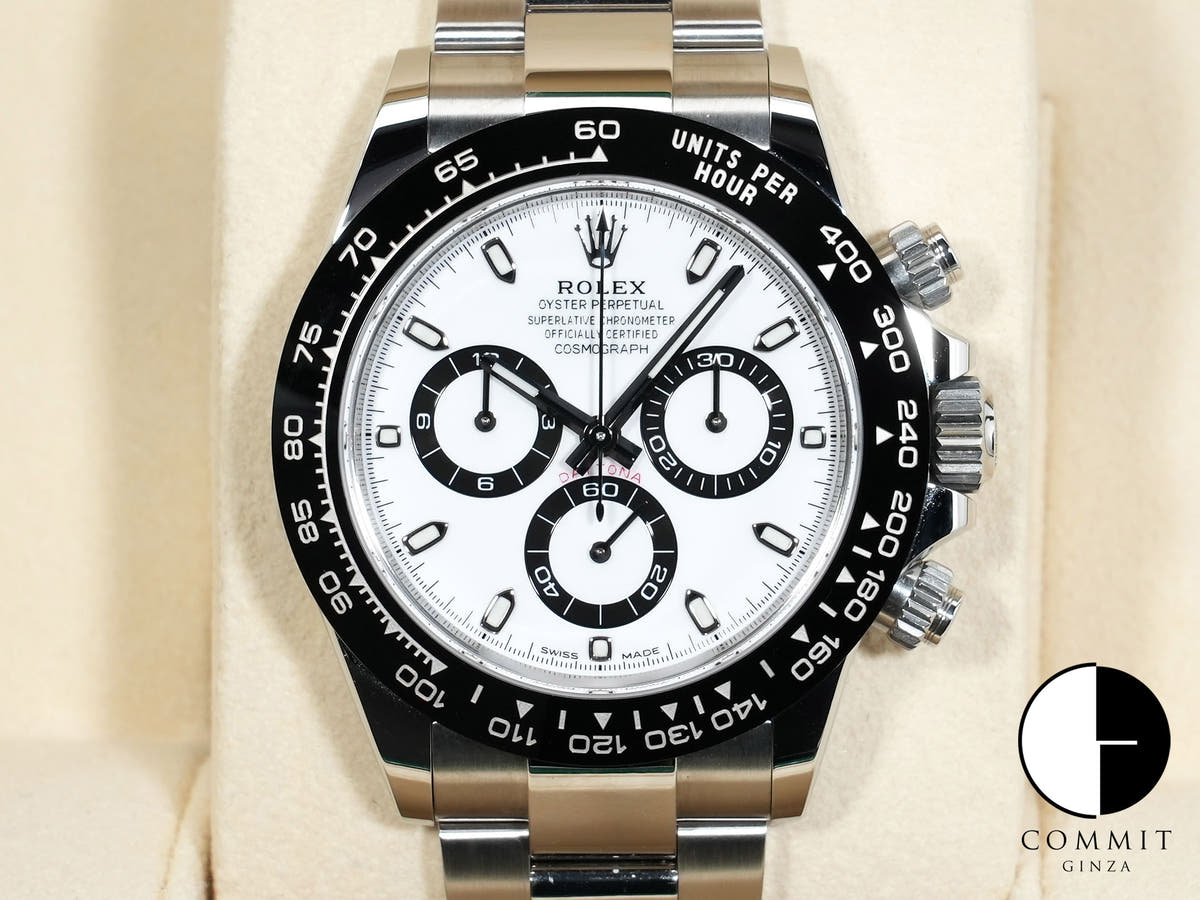 ロレックス デイトナ Ref.116500LN ステンレススチール ホワイト文字盤 中古 y3crwtx5