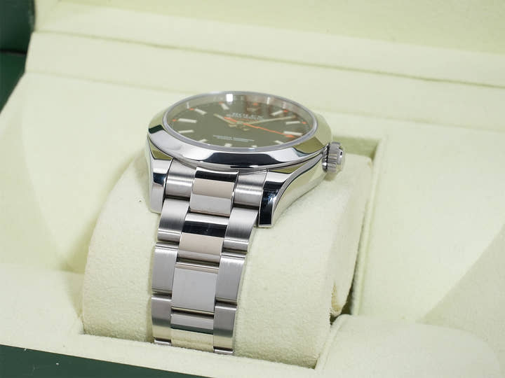 Rolex Milgauss Ref.116400 Stainless Steel Black Dial Pre-owned f83mf8n8