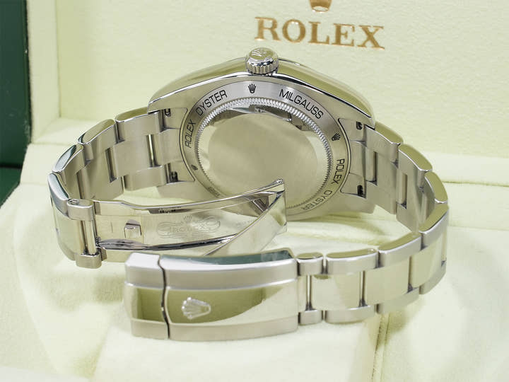 Rolex Milgauss Ref.116400 Stainless Steel Black Dial Pre-owned f83mf8n8