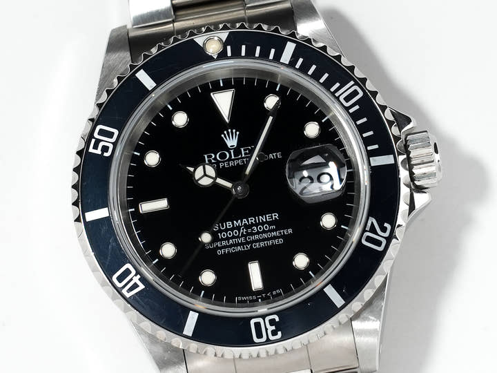 ロレックス サブマリーナー デイト Ref.16610 ステンレススチール ブラック文字盤 中古 jas6hini