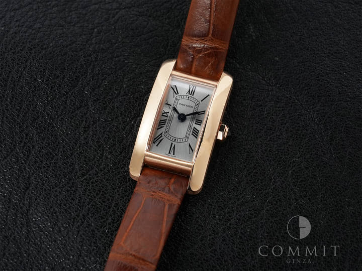 カルティエ タンク アメリカン ミニ Ref.WGTA0341 ステンレススチール シルバー文字盤 中古 pjjt4qfd