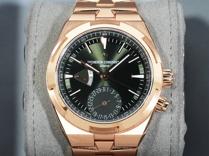 ヴァシュロンコンスタンタン オーヴァーシーズ デュアルタイム Ref.7920V/210R-B965 ピンクゴールド グリーン文字盤 中古 yu2xf7u7