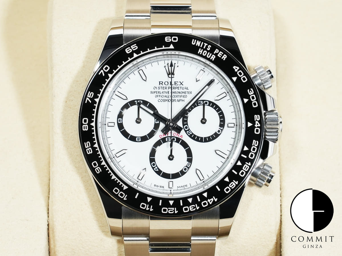 Rolex Daytona Ref.126500LN Stainless Steel White Dial Pre-owned dzn88wrx