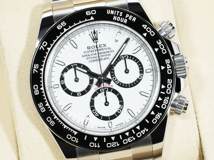 Rolex Daytona Ref.126500LN Stainless Steel White Dial Pre-owned dzn88wrx