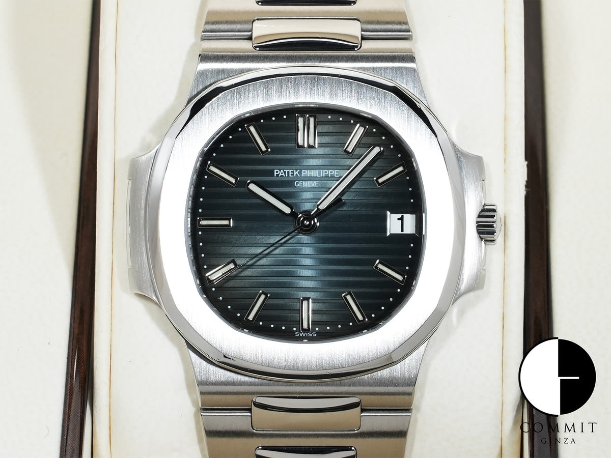 パテックフィリップ ノーチラス Ref.5800/1A-001 ステンレススチール ブルー文字盤 美品 frcy93qg