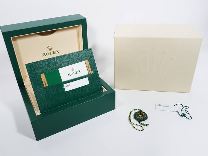 ロレックス エクスプローラーI Ref.214270 ステンレススチール ブラック文字盤 オイスターブレスレット 美品 w4kd6re4
