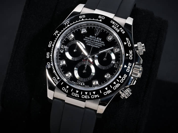 ロレックス デイトナ Ref.116519LN ホワイトゴールド ブラック8Pダイヤ文字盤 オイスターブレスレット 美品 2rkvqpj6
