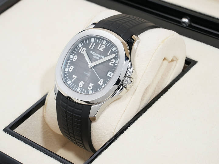 パテックフィリップ アクアノート TIFFANY&CO. Ref.5167/1A-001 ステンレススチール ブラック文字盤 美中古 zrxr5j3t