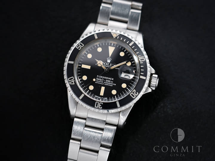 Rolex Submariner Date Ref.1680 Stainless Steel Black Dial Pre-owned 7dimwa44