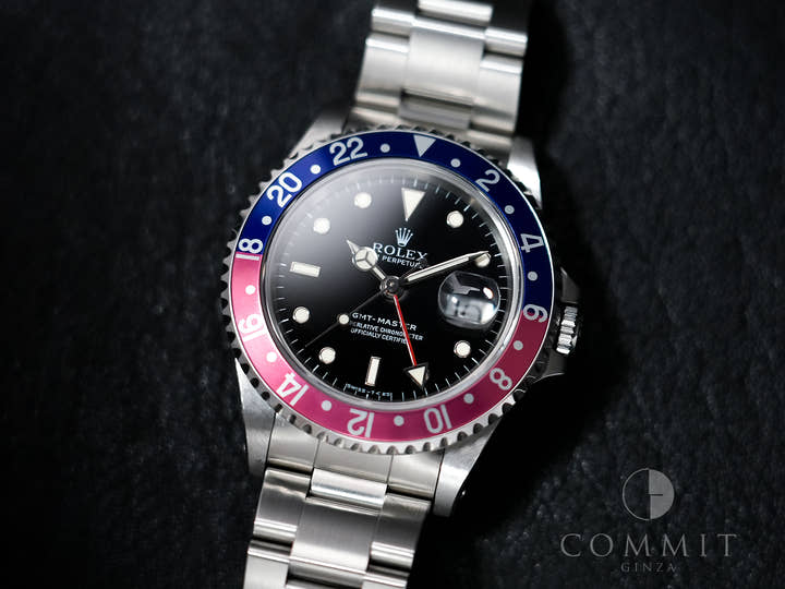Rolex GMT-Master Ref. 16700 Stainless Steel Black Dial Jubilee Bracelet Pre-owned ur9s9bmg