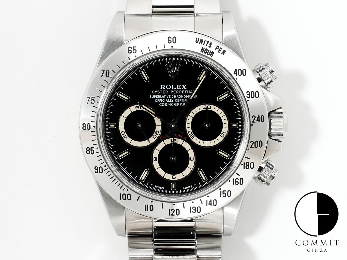 Rolex Daytona El Primero Ref. 16520 Stainless Steel Black Dial Pre-owned zoc3qvmj