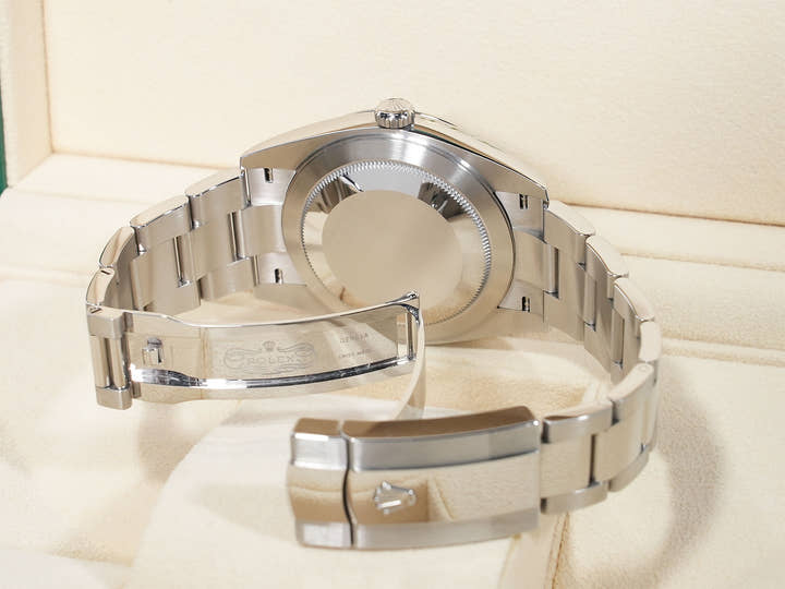 Rolex Datejust 41 Ref. 126300 Stainless Steel Slate Roman Dial Oyster Bracelet Pre-owned q8ufzbiw