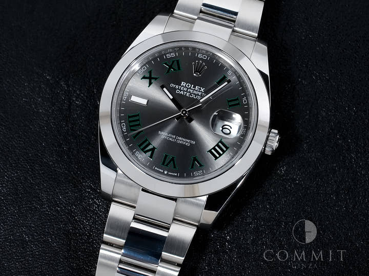 Rolex Datejust 41 Ref. 126300 Stainless Steel Slate Roman Dial Oyster Bracelet Pre-owned q8ufzbiw