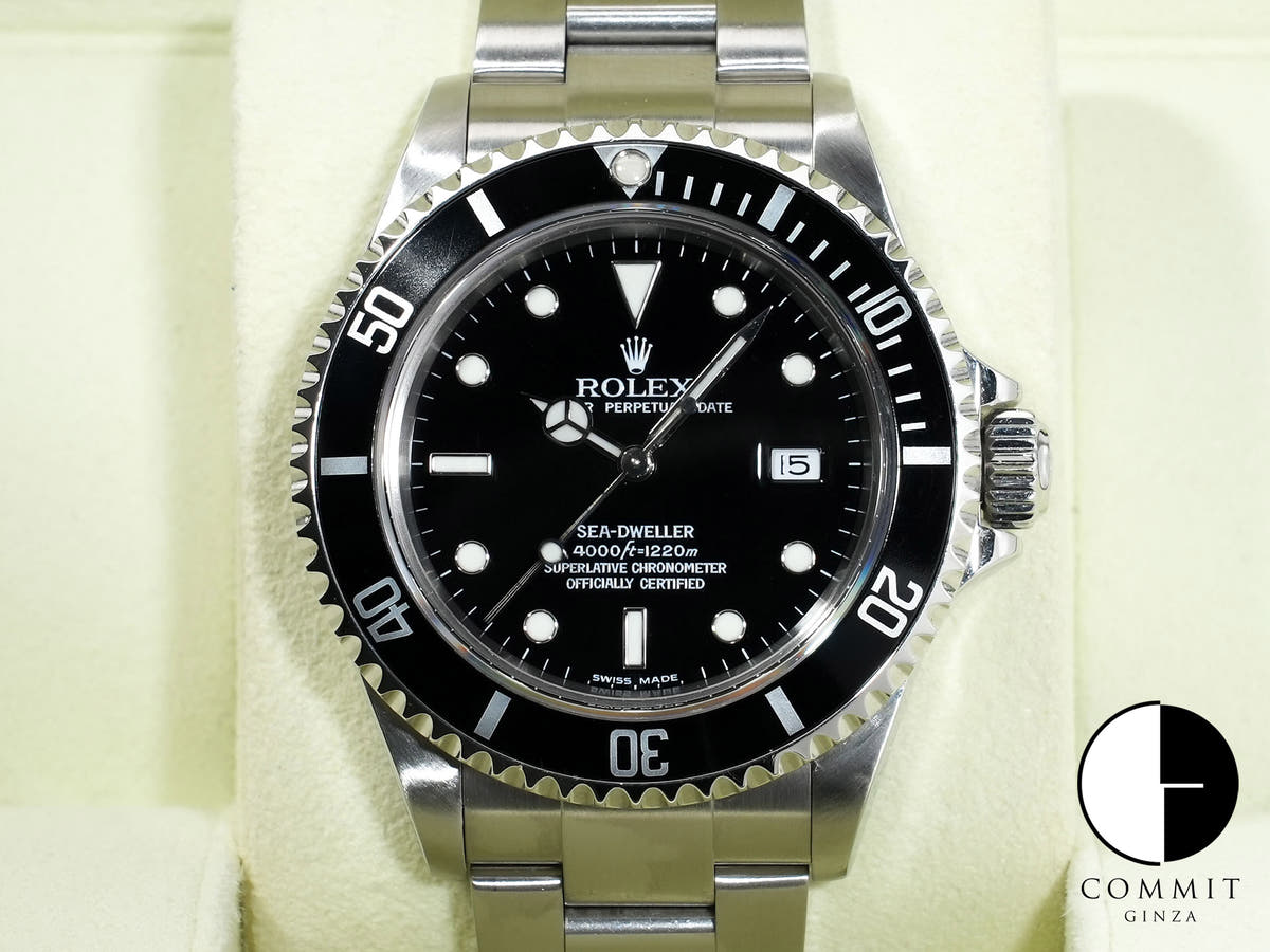 Rolex Sea-Dweller Ref.16600 Stainless Steel Black Dial Pre-owned np3zuj22