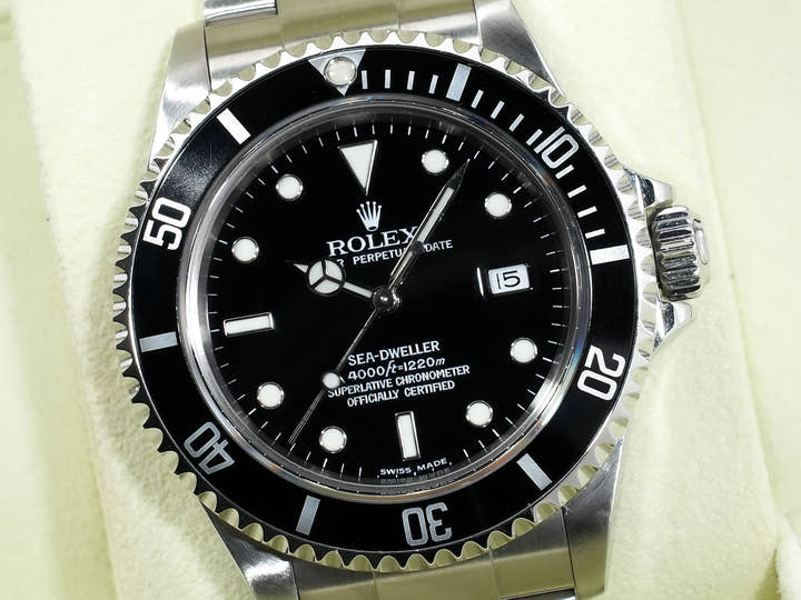 Rolex Sea-Dweller Ref.16600 Stainless Steel Black Dial Pre-owned np3zuj22