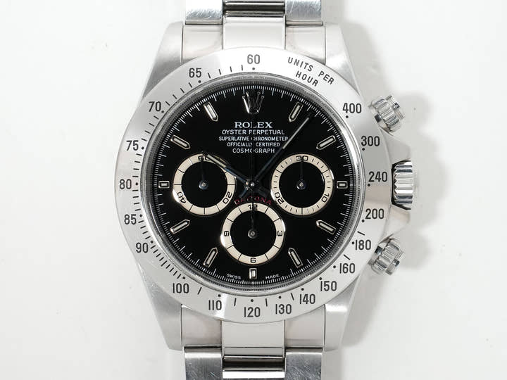 Rolex Daytona El Primero Ref. 16520 Stainless Steel Black Dial Pre-owned 5x2rtnf4