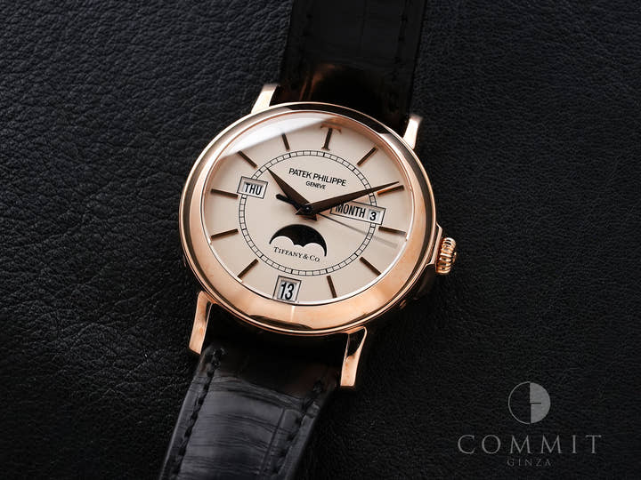 パテックフィリップ アニュアルカレンダー T150 TIFFANY&CO. Ref.5150R ローズゴールド シルバー文字盤 中古 875tj7cj