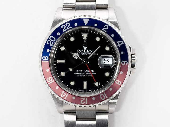 ロレックス GMTマスター Ref.16700 ステンレススチール ブラック文字盤 オイスターブレスレット 中古 ed7ivktj