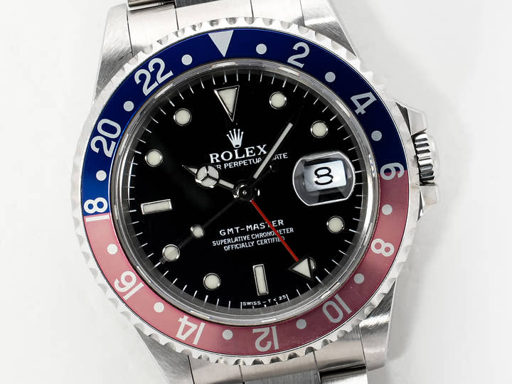 ロレックス GMTマスター Ref.16700 ステンレススチール ブラック文字盤 オイスターブレスレット 中古 ed7ivktj
