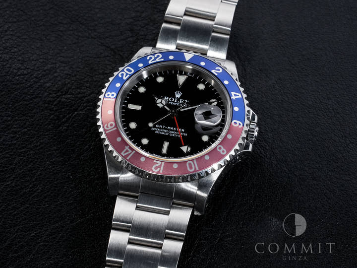 ロレックス GMTマスター Ref.16700 ステンレススチール ブラック文字盤 オイスターブレスレット 中古 ed7ivktj