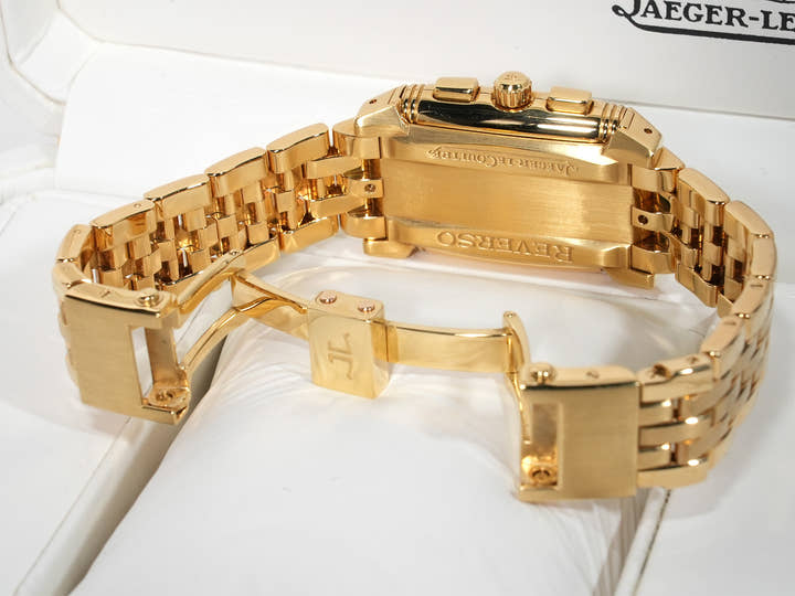 ジャガールクルト グランスポーツ レベルソ Ref.295.1.59 イエローゴールド シルバー文字盤 中古 9tp3g32g