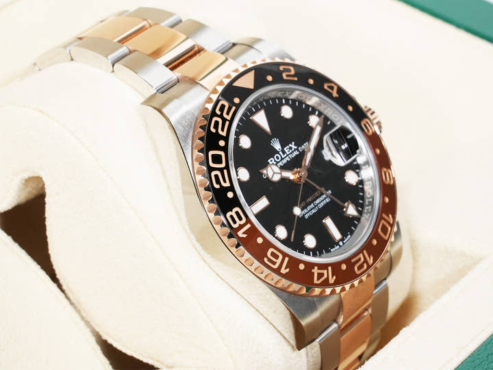 Rolex GMT-Master II Ref. 126711CHNR Stainless Steel/Everose Gold Black Dial Oyster Bracelet Pre-owned myqwgj37