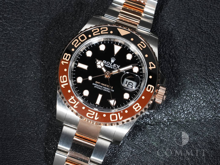 Rolex GMT-Master II Ref. 126711CHNR Stainless Steel/Everose Gold Black Dial Oyster Bracelet Pre-owned myqwgj37