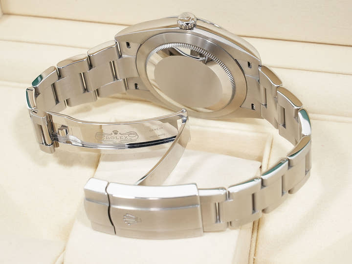ロレックス オイスターパーペチュアル41 Ref.124300 ステンレススチール グリーン文字盤 中古 ppe9vrve