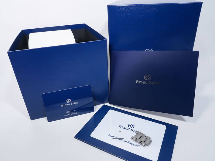 グランドセイコー スプリングドライブU.F.A. "樹氷" Ref.SLGB003 ブライトチタン シルバーブルー文字盤 中古 t6ojoiw2
