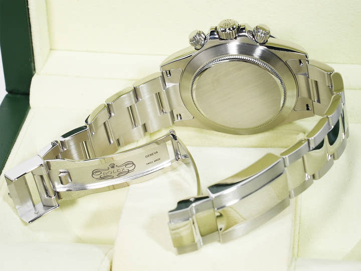 ロレックス デイトナ Ref.116520 ステンレススチール ブラック文字盤 美品 4mdj32ku