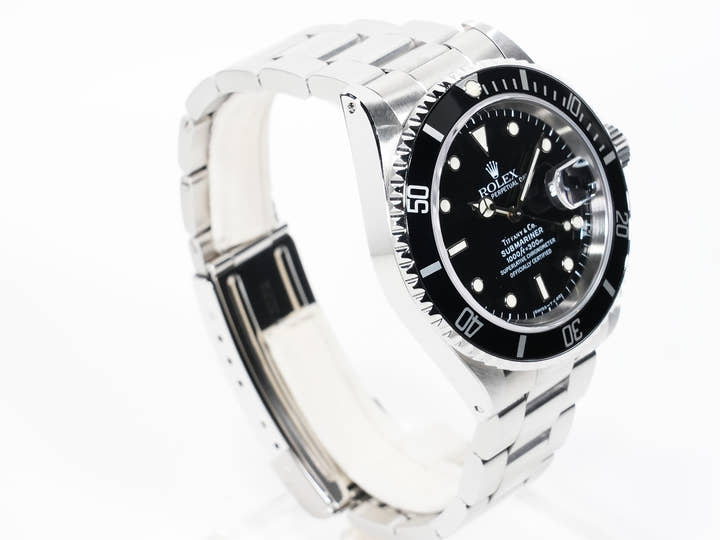ロレックス サブマリーナー デイト TIFFANY&CO. Ref.16610 ステンレススチール ブラック文字盤 美品 xjj26o3h