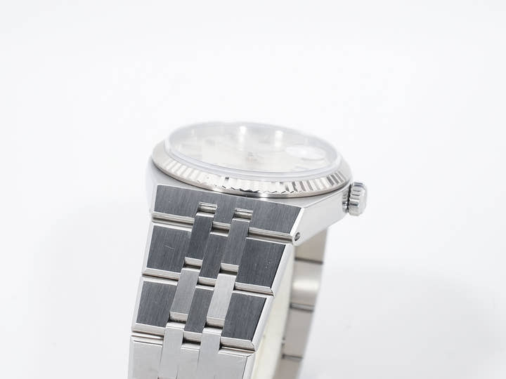 ロレックス オイスタークォーツ Ref.17014 ステンレススチール シルバー文字盤 オイスターブレスレット 中古 d67xu8b6