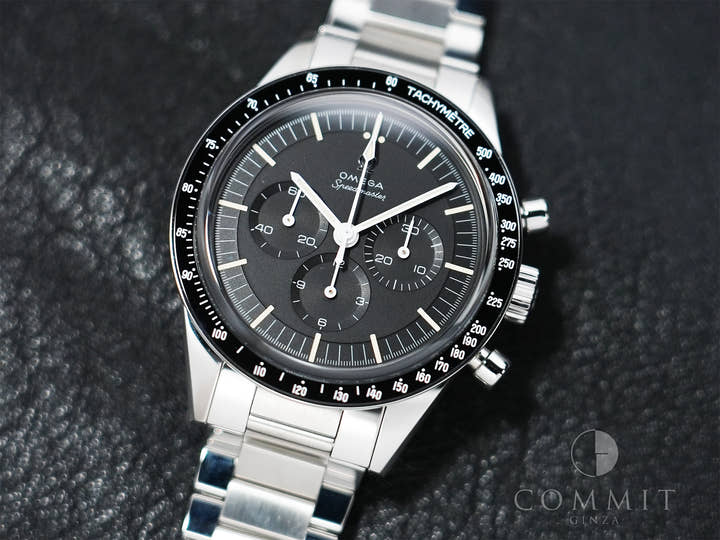 オメガ スピードマスター キャリバー321 クロノグラフ 39.7MM Ref.311.30.40.30.01.001 ステンレススチール ブラック文字盤 極美品 rbpo2tgy