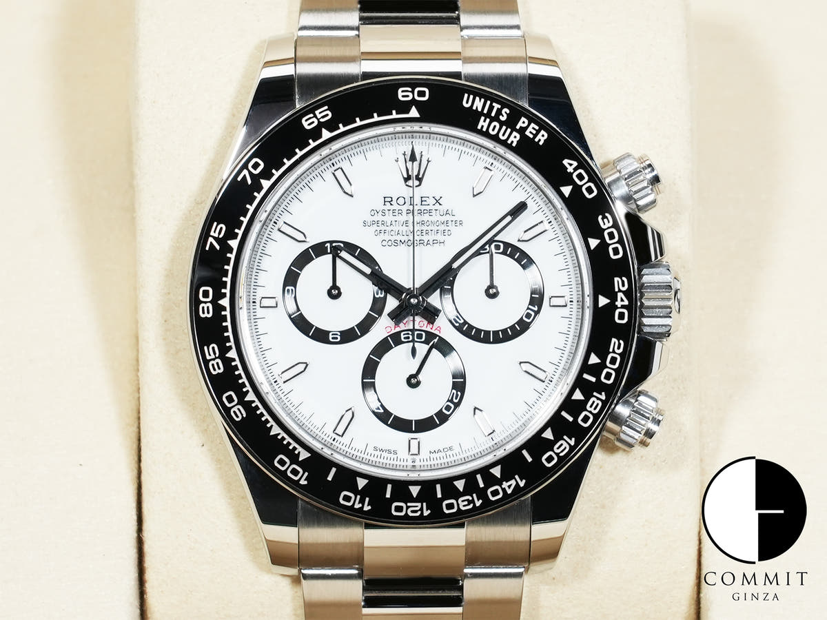 ロレックス デイトナ Ref.126500LN ステンレススチール ホワイト文字盤 中古 znuutmk8