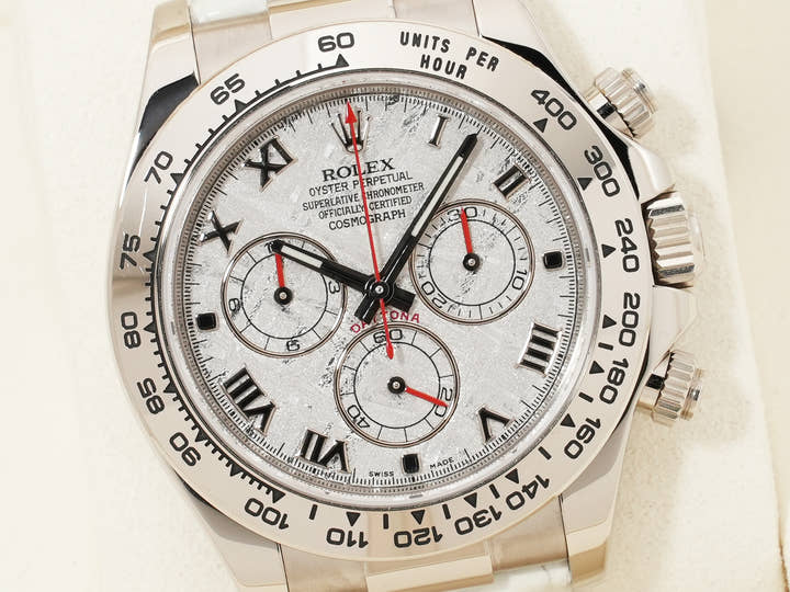 ロレックス デイトナ Ref.116519 ホワイトゴールド メテオライト文字盤 中古 xk8t3u69