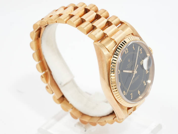 Rolex Datejust Ref.16018 Yellow Gold Blue Stella Boiler Gauge Dial Pre-owned rt39w9kb