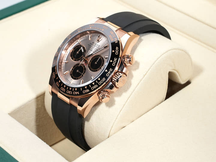 Rolex Daytona Ref.126515LN Everose Gold Sundust and Bright Black Dial, Excellent Condition mne9jjdw