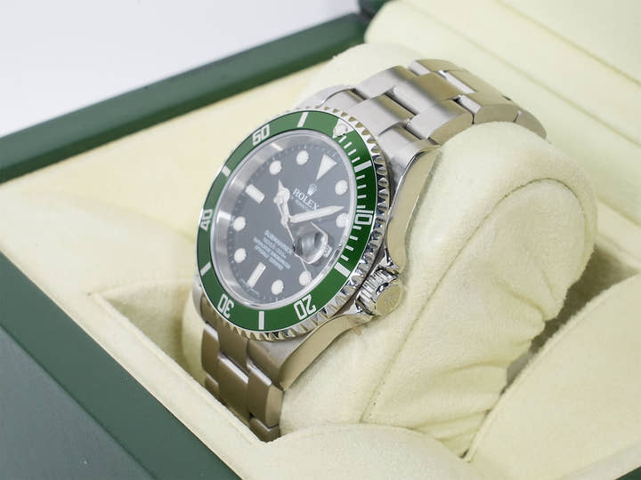 Rolex Submariner Date Ref. 16610LV Stainless Steel Black Dial Excellent Condition rtuy995v
